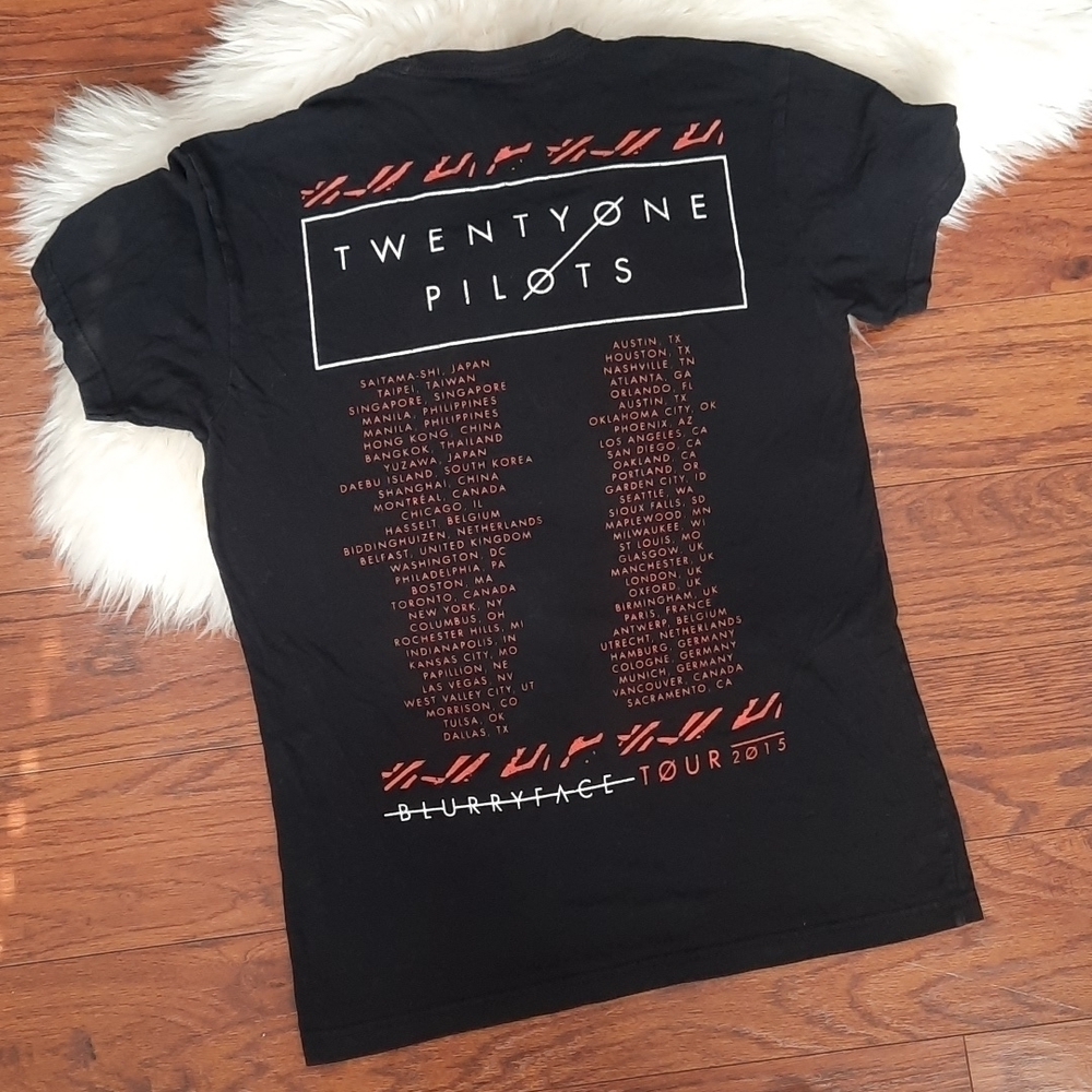Twenty One Pilots Blurryface Tour 2015 Band Tshirt - Picture 4 of 5